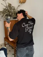 ATHLETIC SOCIAL CLUB BLACK TEE - Imagen 3