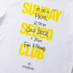 SUNDAY SECCO CLUB YELLOW TEE - Imagen 4